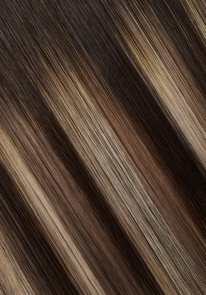 BELLAMI Professional Flex Weft | 20" 145g Espresso Smokeshow #1C/24/6C Hybrid Blends Hair Extensions