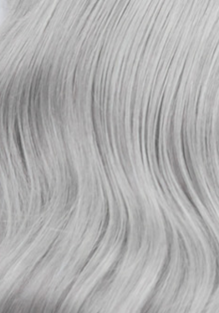 BELLAMI Professional Lace Weft | Bellissima 220g 22'' Sterling Silver Natural Clip-In Hair Extensions