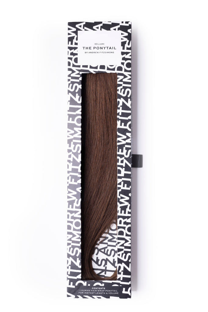 "The Ponytail" by Bellami x Andrew Fitzsimons | 20" 100g Chocolate Brown (4)