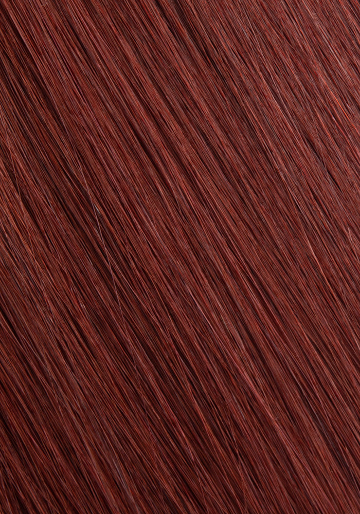 BELLAMI Professional I-Tips | 16" 25g Cinnamon Mocha #550 Natural Straight Hair Extensions