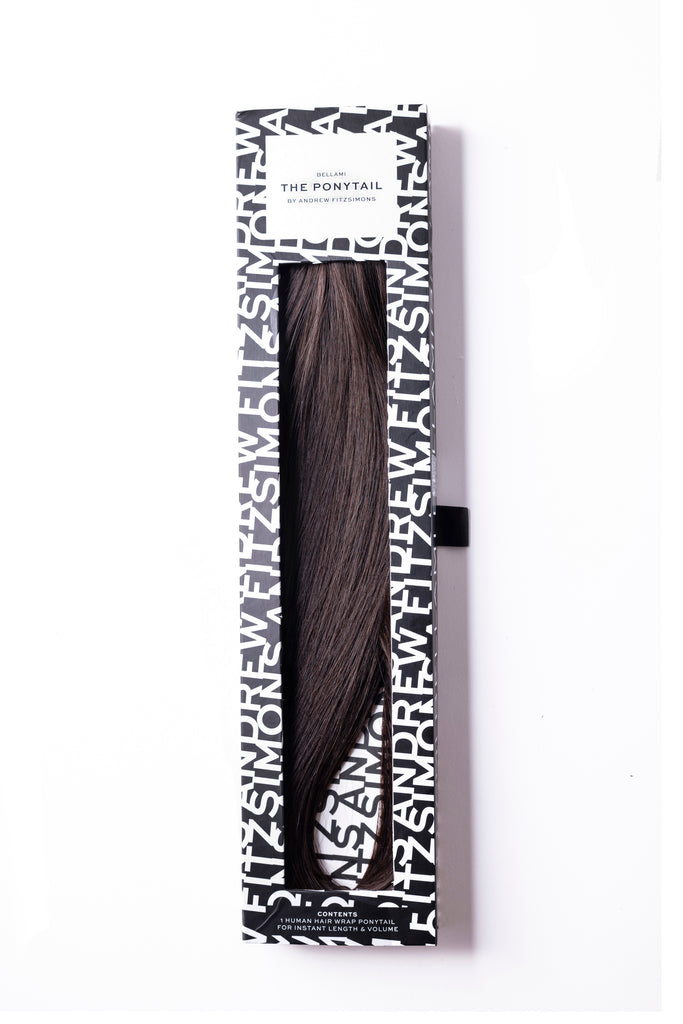 "The Ponytail" by Bellami x Andrew Fitzsimons | 20" 100g Dark Brown (2)