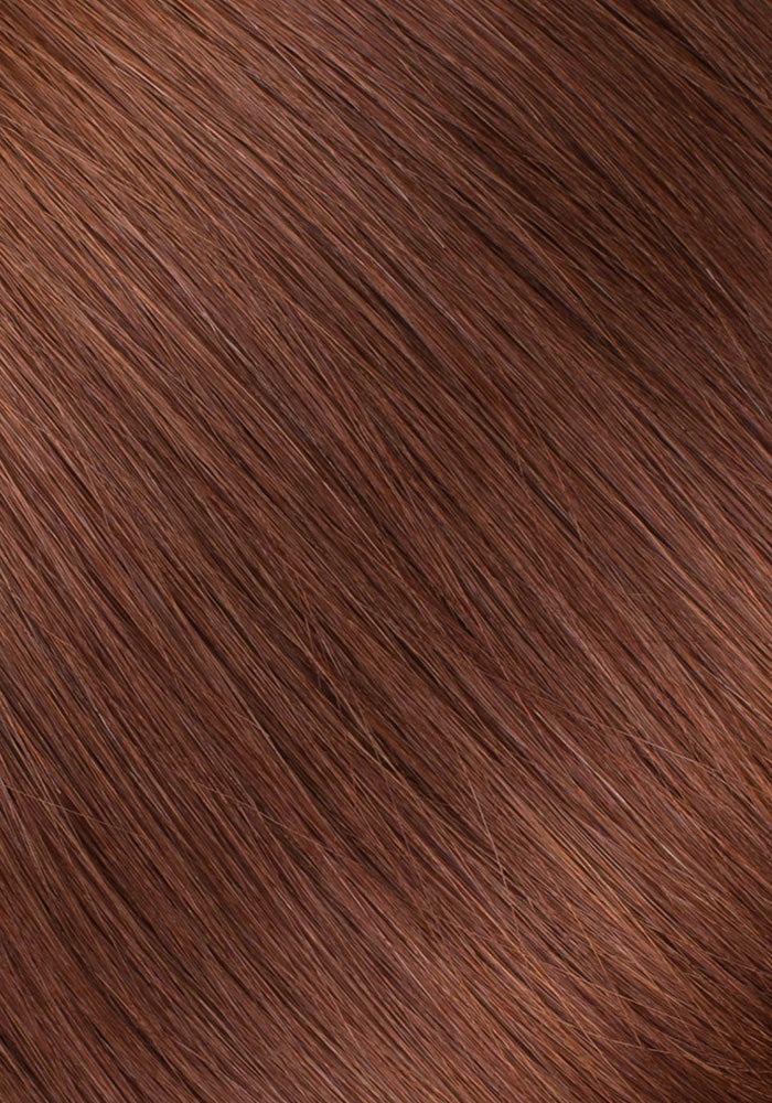 BELLAMI Professional Infinity Weft | 16" 60g Dark Chestnut Brown #10 Natural Hair Extensions
