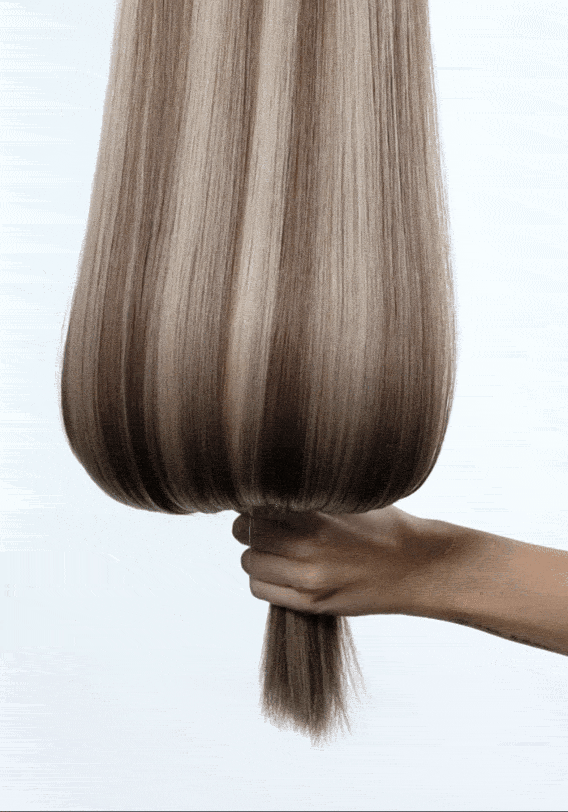 BELLAMI Professional Flex Weft | 20"145g Smoked Ice (#1CC/88) Rooted Eric Vaughn Blends