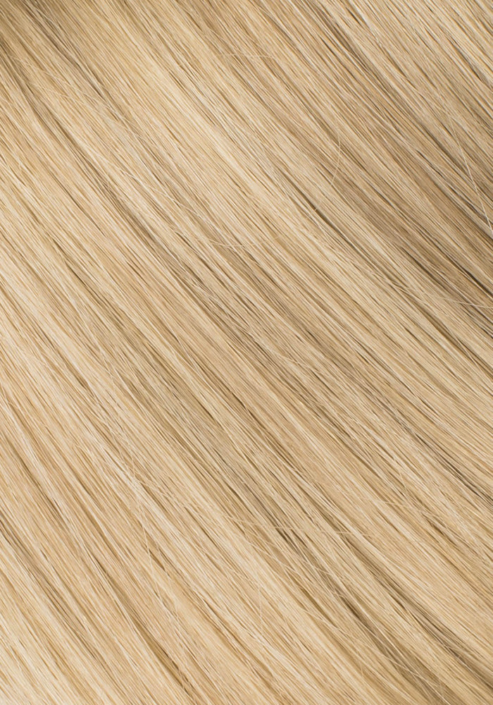 BELLAMI Professional Infinity Weft | 16" 60g Golden Amber Blonde #18/#6 Highlight Hair Extensions