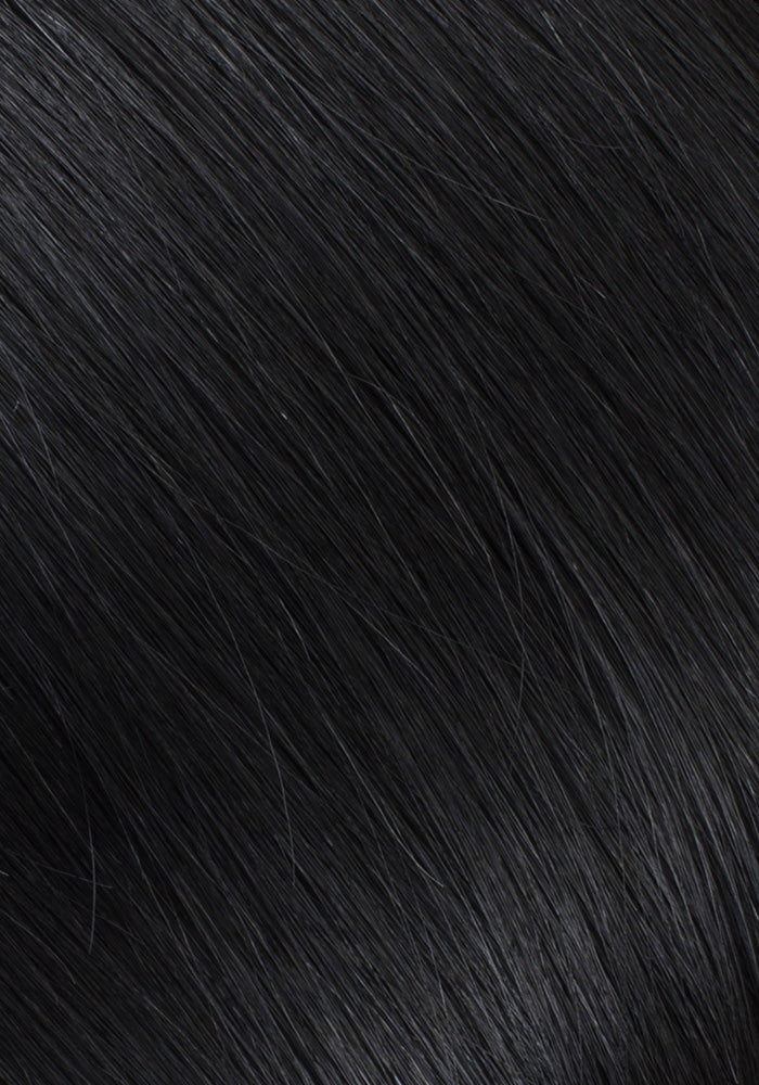 BELLAMI Professional Infinity Weft | 20" 80g Jet Black #1 Natural Hair Extensions
