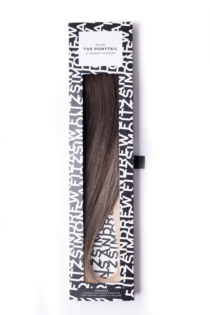 "The Ponytail" by Bellami x Andrew Fitzsimons | 20" 100g Mochachino Brown/Dirty Blonde (1C/18) Balayage