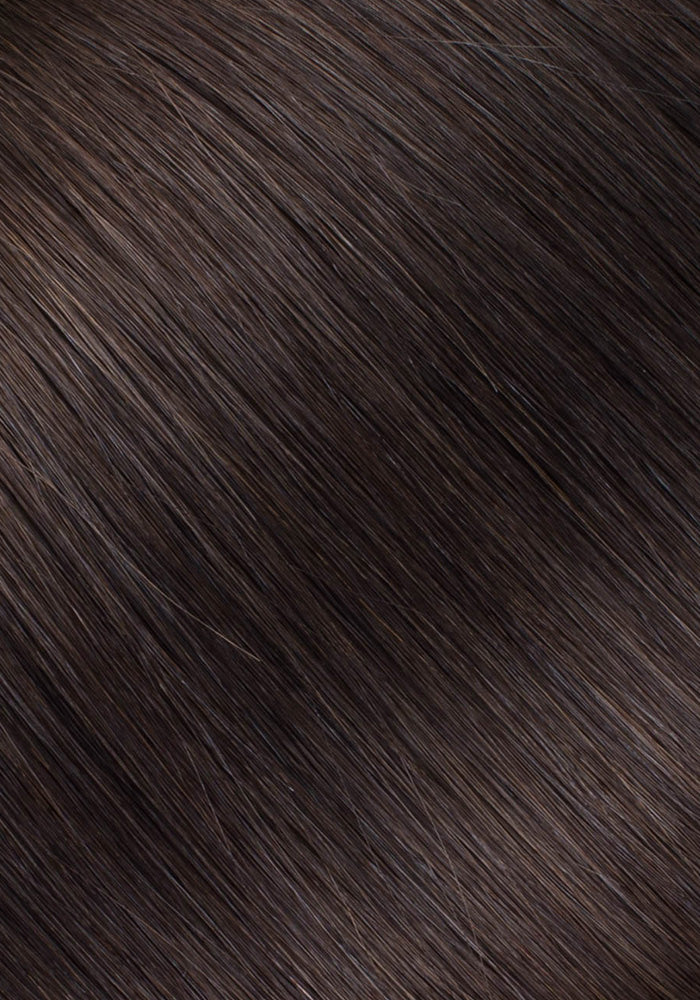 BELLAMI Professional Infinity Weft | 20" 80g Mochachino Brown #1C Natural Hair Extensions