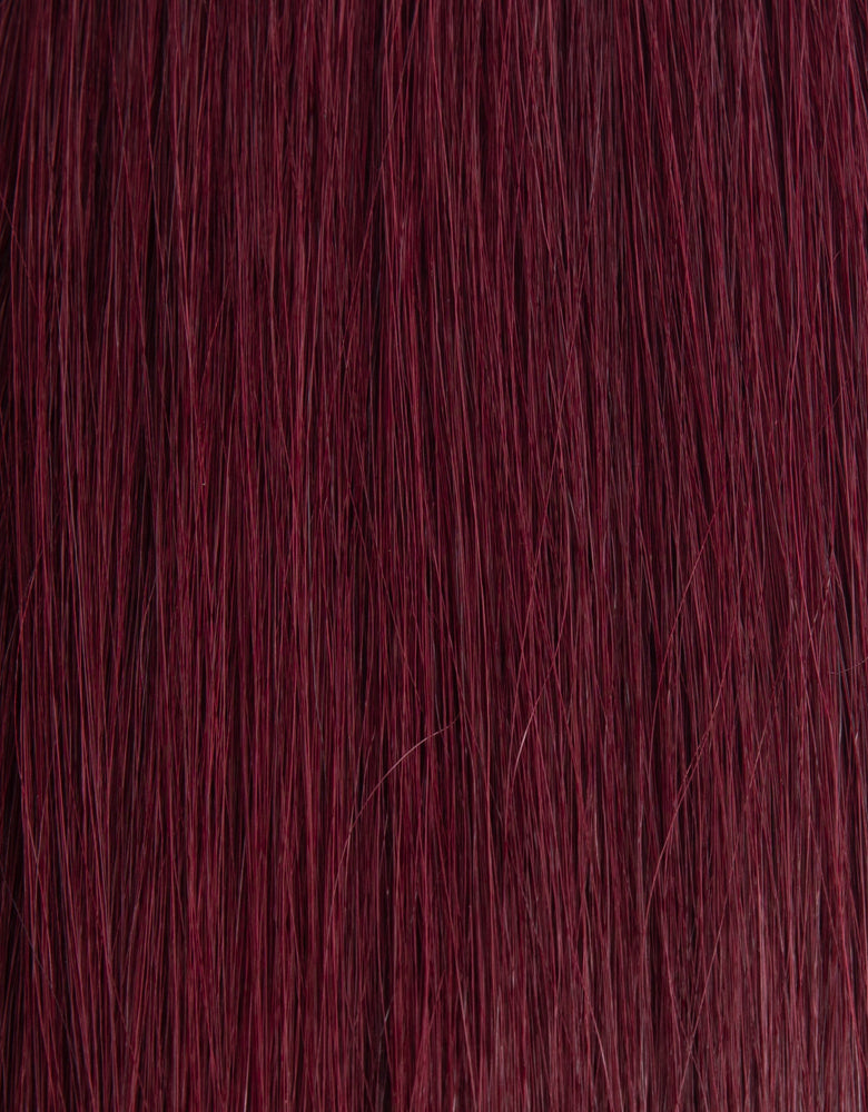 BELLAMI Professional Infinity Weft | 22" 85g Mulberry Wine (#510) Natural Hair Extensions