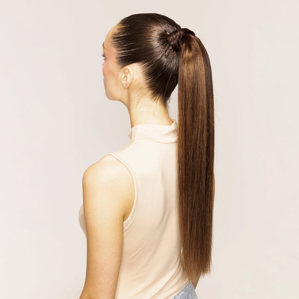 "The Ponytail" 2.0 by Bellami x Andrew Fitzsimons | Dark Honey Cocoa 20"