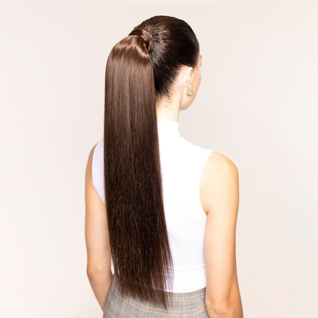 "The Ponytail" 2.0 by Bellami x Andrew Fitzsimons | Dark Brown 24"