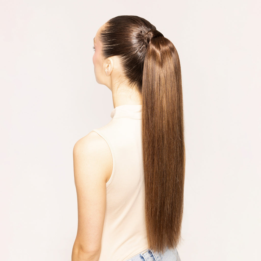 "The Ponytail" 2.0 by Bellami x Andrew Fitzsimons | Dark Honey Cocoa 24"