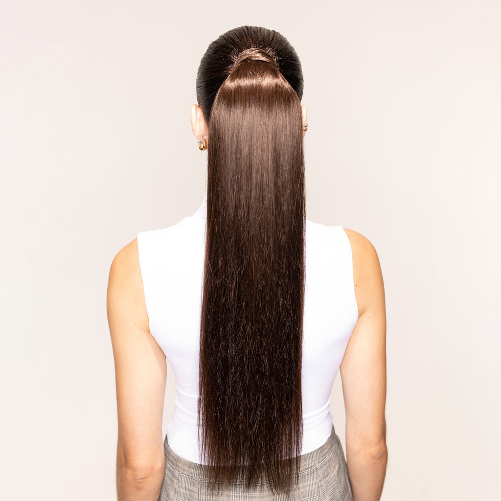 "The Ponytail" 2.0 by Bellami x Andrew Fitzsimons | Dark Brown 24"