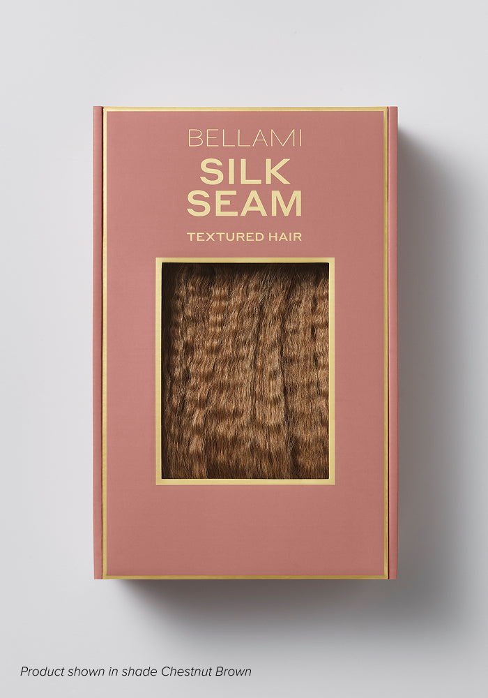 BELLAMI Professional Silk Seam™ | 230g  20" Dark Brown/Ash Brown Ombre Blowout Textured Hair Extensions