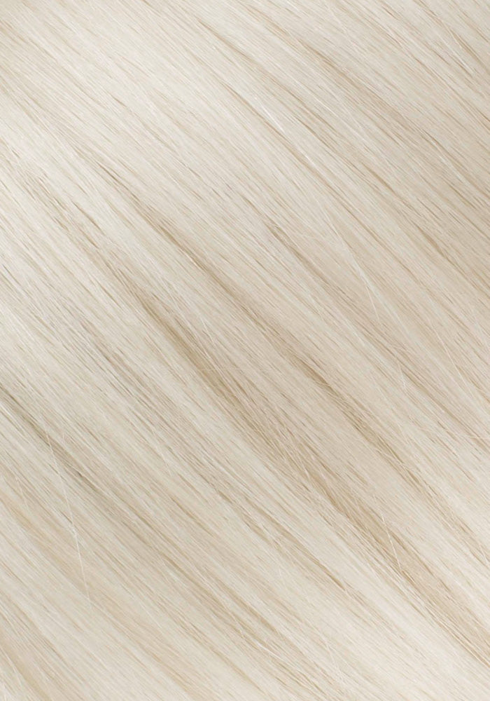 BELLAMI Professional Lace Weft | Magnifica 240g 24" Platinum Blonde (80) Natural Clip-In Hair Extensions