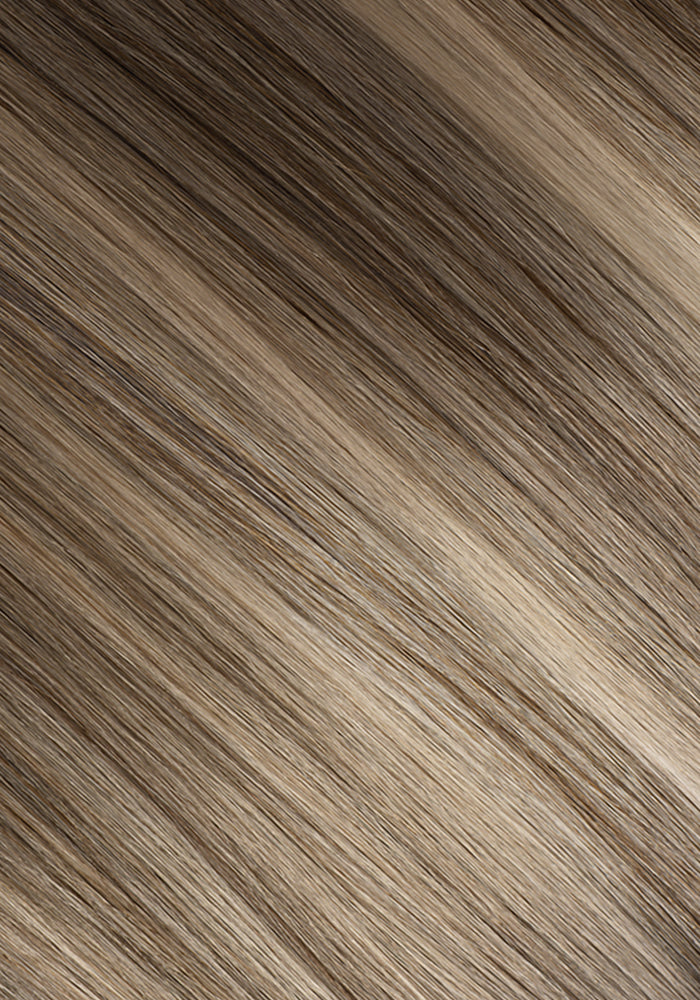 BELLAMI Professional Flex Weft | 20"145g Smoked Ice (#1CC/88) Rooted Eric Vaughn Blends