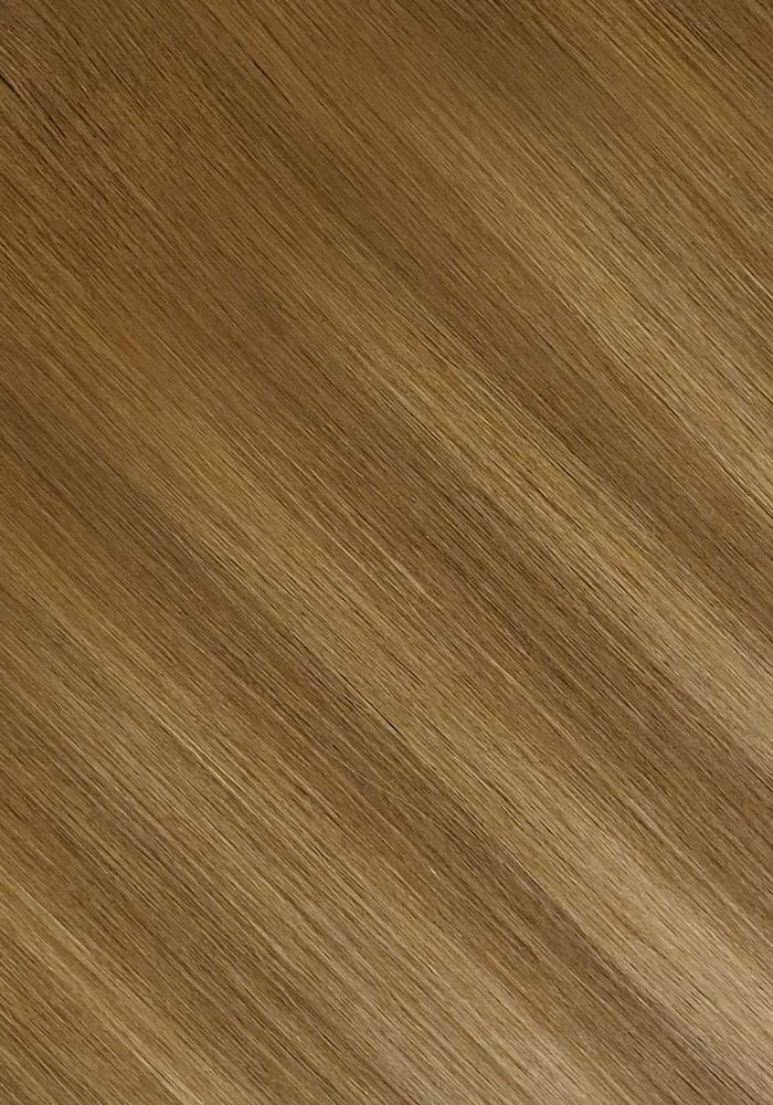 BELLAMI Professional Infinity Weft | 22" 85g Sunkissed Chestnut (#6/#18) Hybrid Blend Hair Extensions