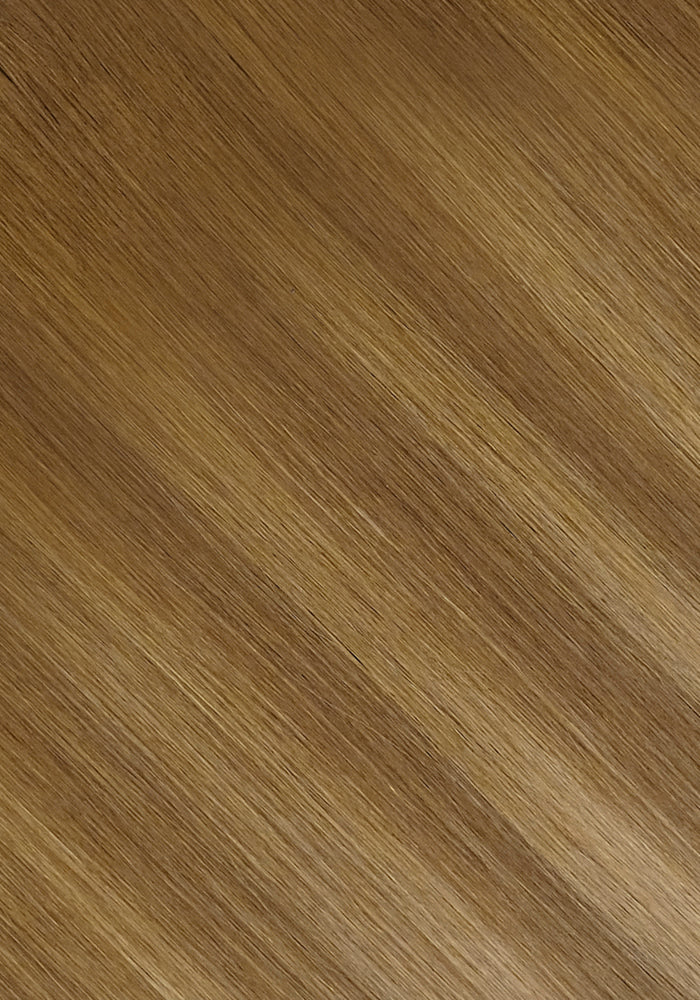 BELLAMI Professional Infinity Weft | 16" 60g Sunkissed Chestnut #6/18 Hybrid Blend Hair Extensions