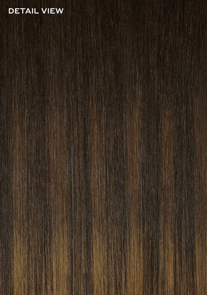 BELLAMI Professional Infinity Weft | 24" 90g Sunlit Cocoa #1C/4/6 Hybrid Blend Hair Extensions