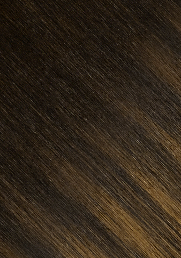 BELLAMI Professional Tape-In | 24" 55g Sunlit Cocoa #1C/4/6 Hybrid Blend Hair Extensions