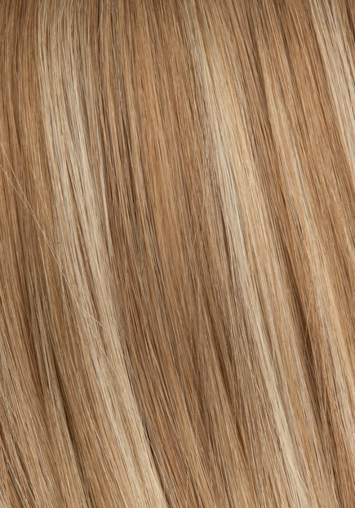 BELLAMI Professional Infinity Weft | 22" 85g Vanilla Latte (#8/#8/#60) Hybrid Blend Hair Extensions