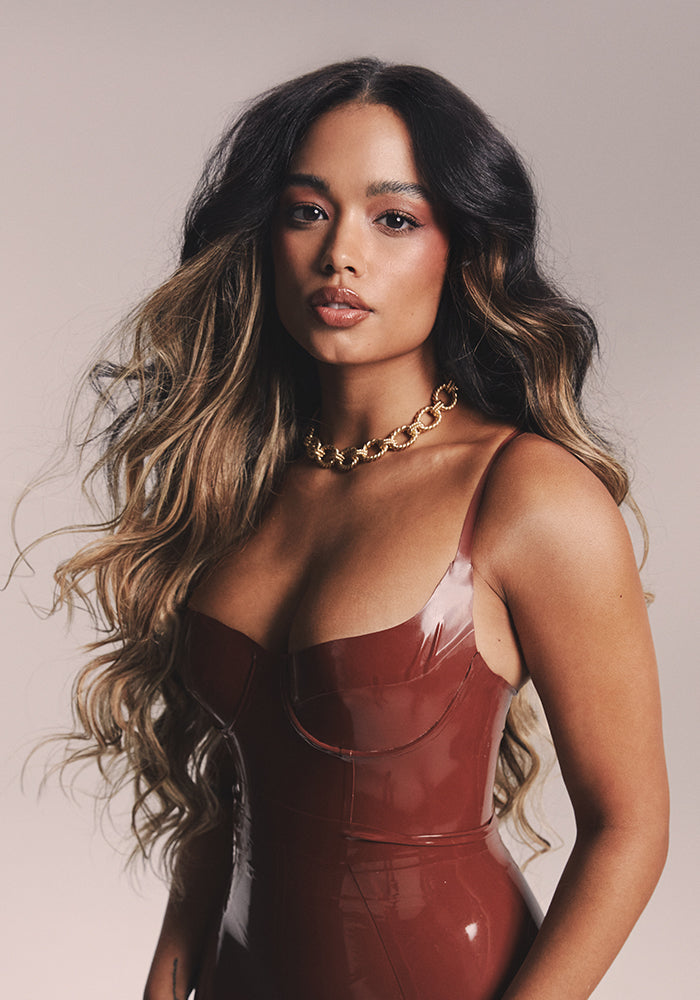 BELLAMI Professional Silk Seam™ | 18" 140g Dirty Brunette Highlight Clip-In Hair Extensions