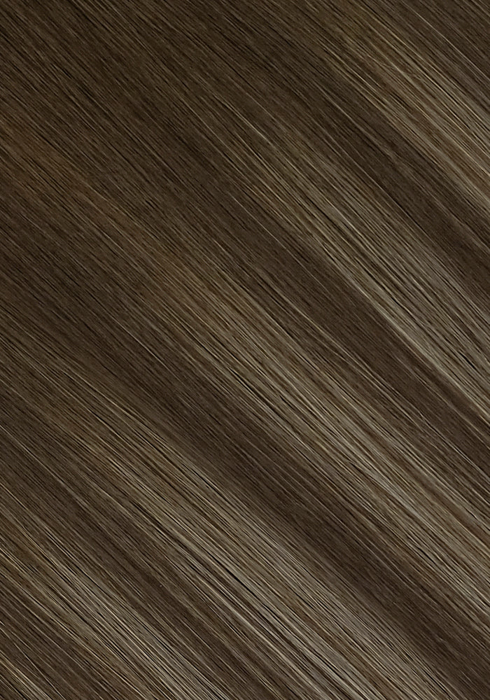 BELLAMI Professional Infinity Weft | 22" 85g Walnut Glow (#3/#60) Hybrid Blend Hair Extensions