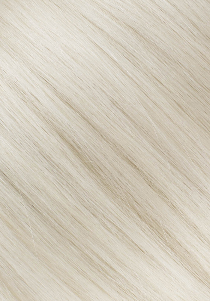 BELLAMI Professional Infinity Weft | 24" 90g White Blonde #80 Natural Hair Extensions