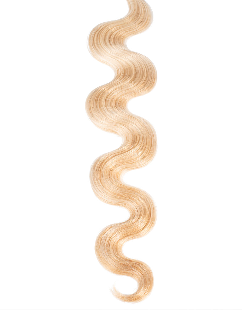 BELLAMI Professional Keratin Tip | 22" 25g  Butter Blonde #10/#16/#60 Natural Body Wave Hair Extensions