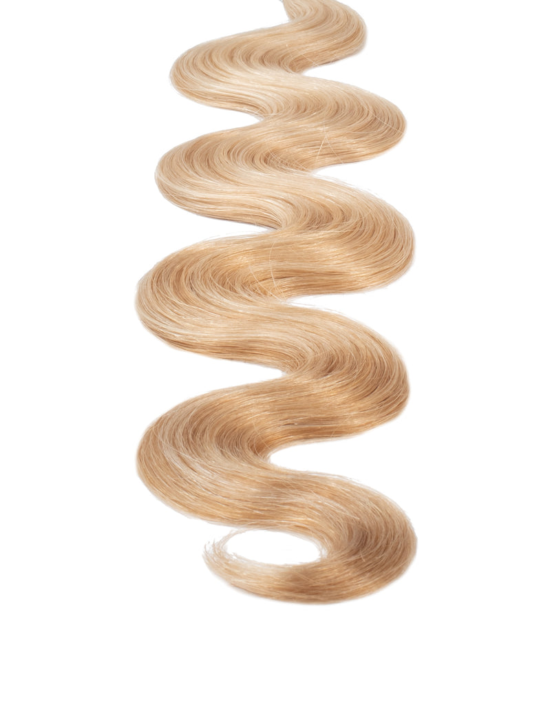 BELLAMI Professional Keratin Tip | 22" 25g  Butter Blonde #10/#16/#60 Natural Body Wave Hair Extensions