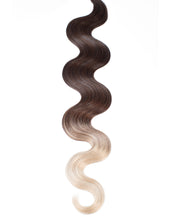 BELLAMI Professional Tape-In 18" 50g Dark Brown/Creamy Blonde #2/#24 Ombre Body Wave Hair Extensions