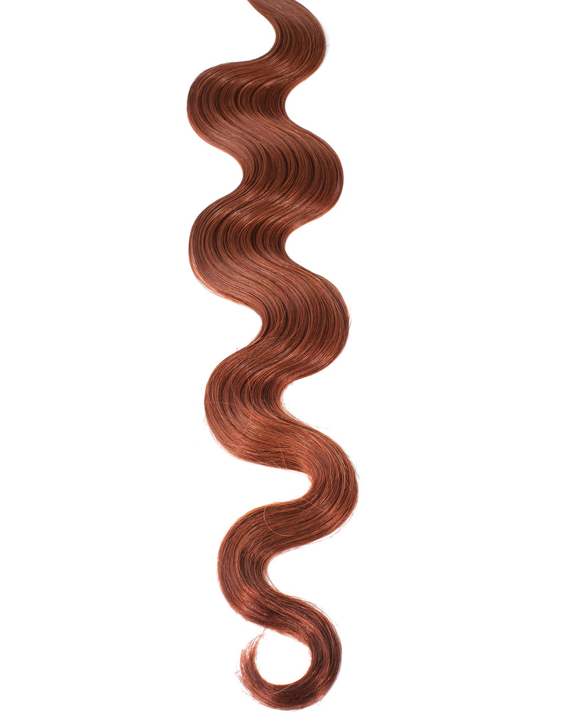 BELLAMI Professional Volume Weft | 20" 145g Dark Chestnut Brown #10 Natural Body Wave Hair Extensions