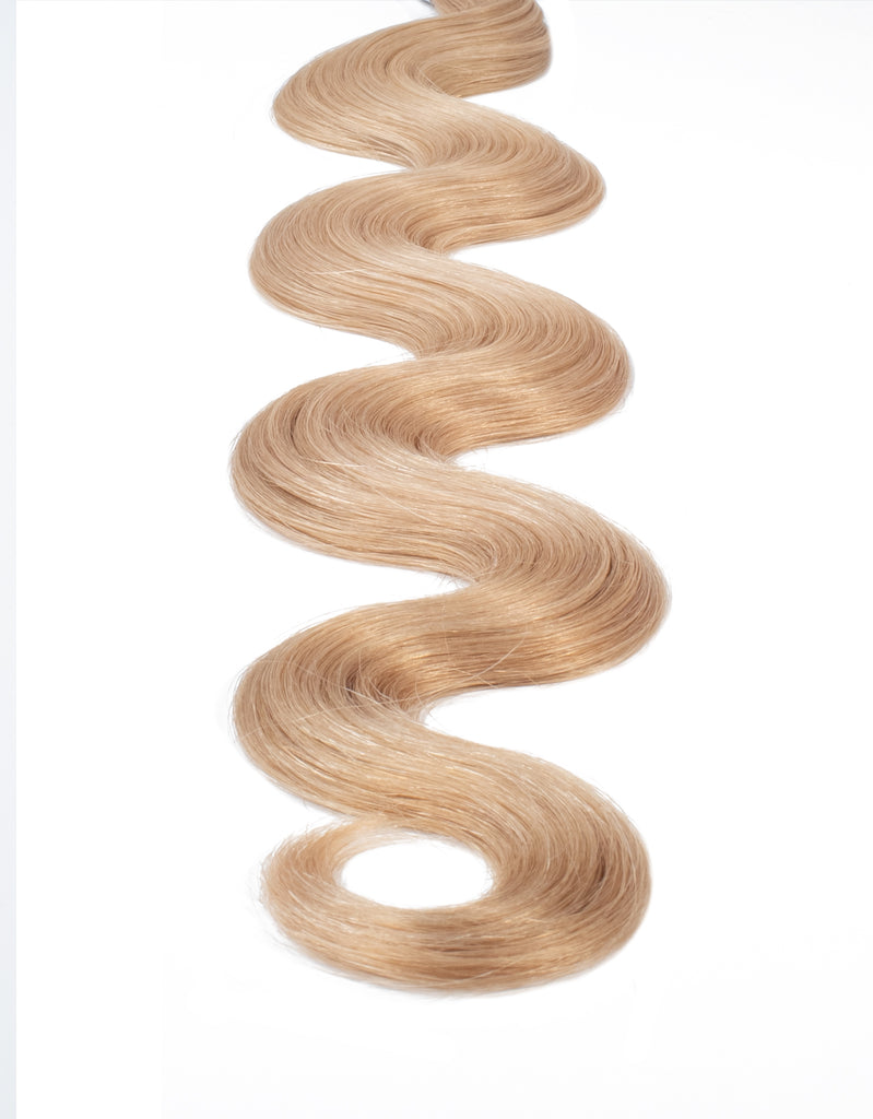 BELLAMI Professional Tape-In | 16" 50g Dirty Blonde #18 Natural Body Wave Hair Extensions