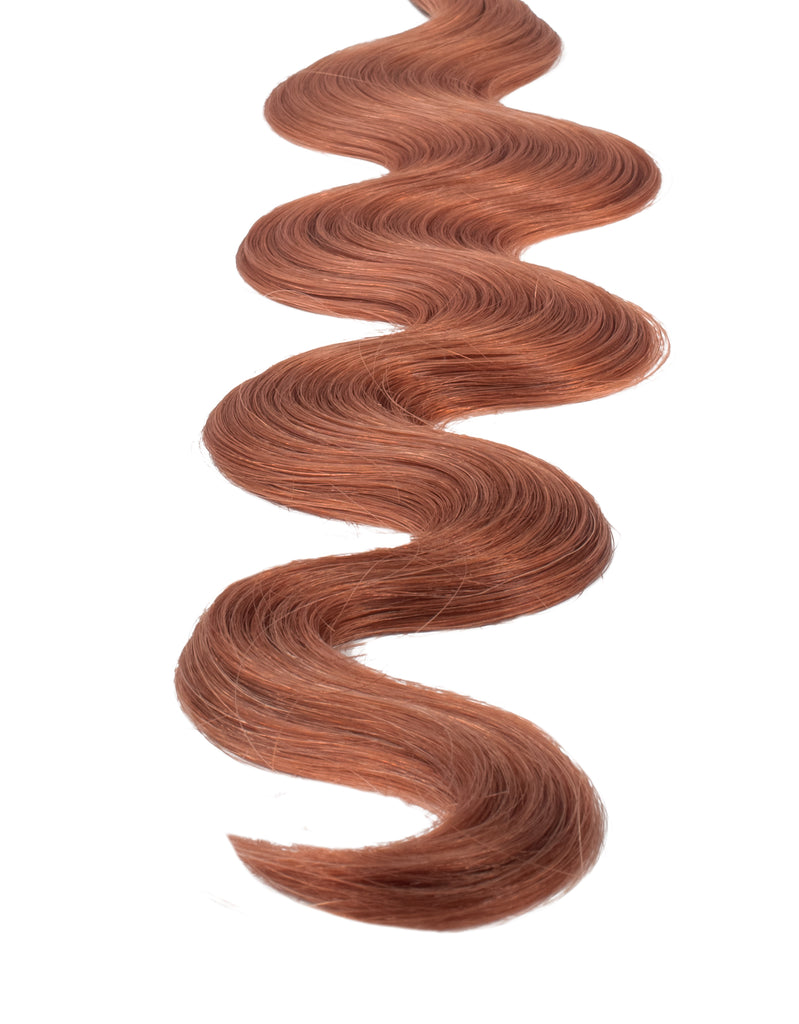 BELLAMI Professional Volume Weft | 24" 175g Ginger #30 Natural Body Wave Hair Extensions