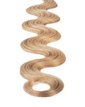 BELLAMI Professional Tape-In 18" 50g Golden Amber Blonde #18/#6 Highlights Body Wave Hair Extensions