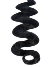 BELLAMI Professional Keratin Tip 20" 25g  Jet Black #1 Natural Body Wave Hair Extensions