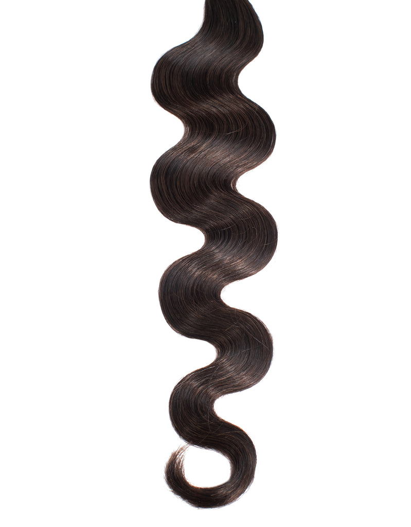 BELLAMI Professional Volume Weft | 16" 120g Mochachino Brown #1C Natural Body Wave Hair Extensions
