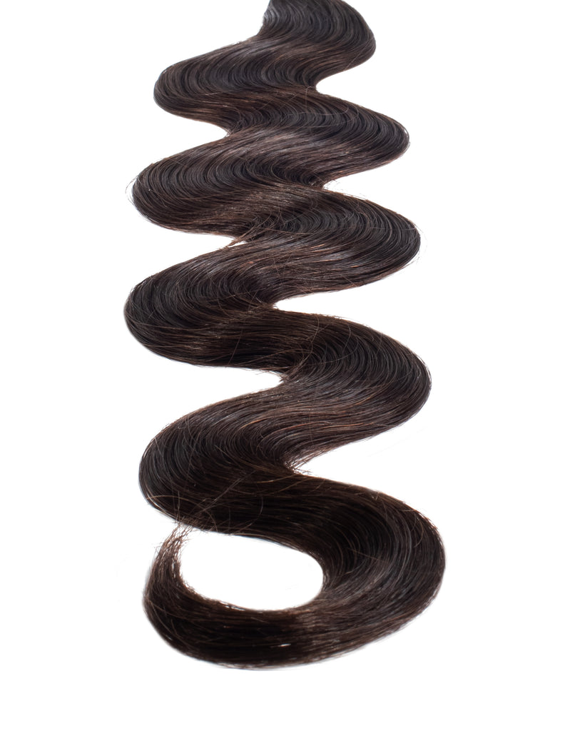 BELLAMI Professional Volume Weft | 20" 145g Mochachino Brown #1C Natural Body Wave Hair Extensions