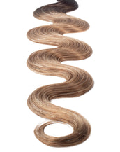 BELLAMI Professional Volume Weft 20" 145g Mochachino Brown/Caramel Blonde #1C/#18/#46 Rooted Body Wave Hair Extensions