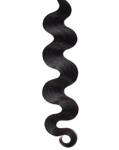 BELLAMI Professional Keratin Tip 16" 25g  Off Black #1B Natural Body Wave Hair Extensions