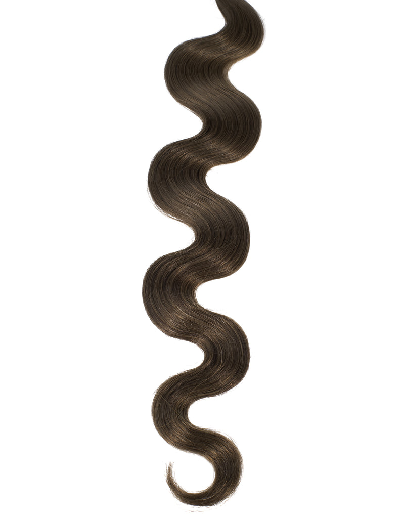 BELLAMI Professional Volume Weft | 20" 145g Walnut Brown #3 Natural Body Wave Hair Extensions