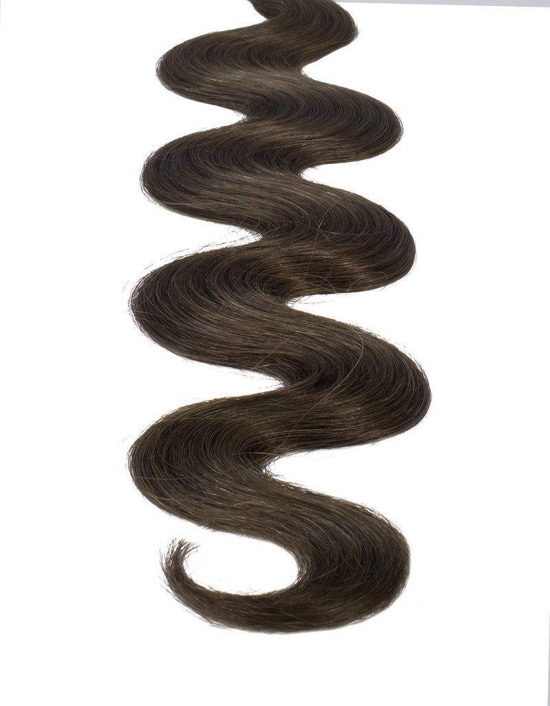 BELLAMI Professional Keratin Tip | 22" 25g  Walnut Brown #3 Natural Body Wave Hair Extensions