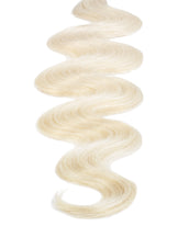 BELLAMI Professional Keratin Tip 16" 25g  White Blonde #80 Natural Body Wave Hair Extensions