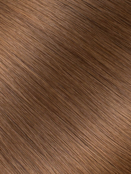 BELLAMI Professional Hand-Tied Weft 24" 88g Chestnut Brown #6 Natural Hair Extensions