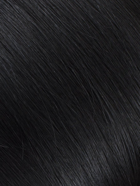 BELLAMI Professional Hand-Tied Weft 20" 72g Jet Black #1 Natural Hair Extensions