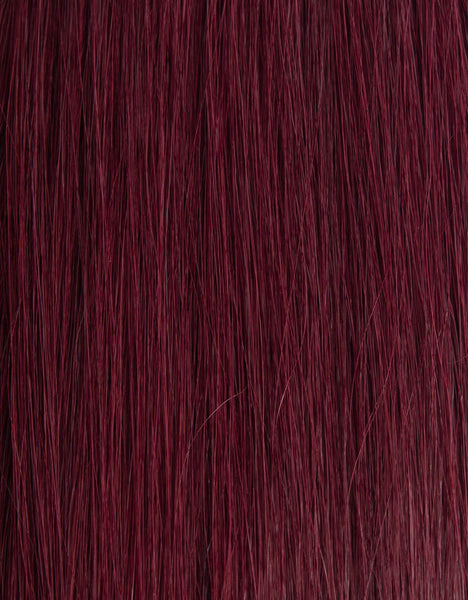 BELLAMI Professional Tape-In 16" 50g Mulberry Wine #510 Natural Straight Hair Extensions