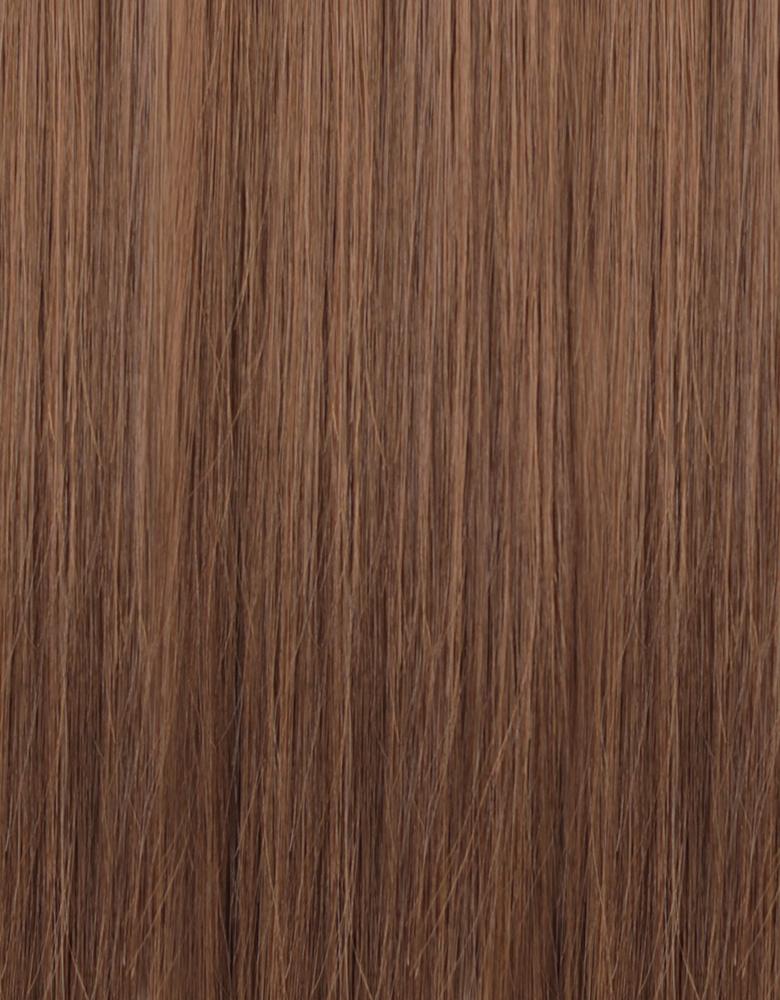 BELLAMI Professional I-Tips | 16" 25g Hazelnut Brown #5 Natural Hair Extensions