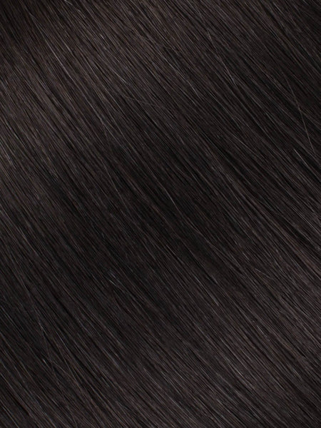 BELLAMI Professional Volume Weft 16" 120g  Off Black #1B Natural Straight Hair Extensions