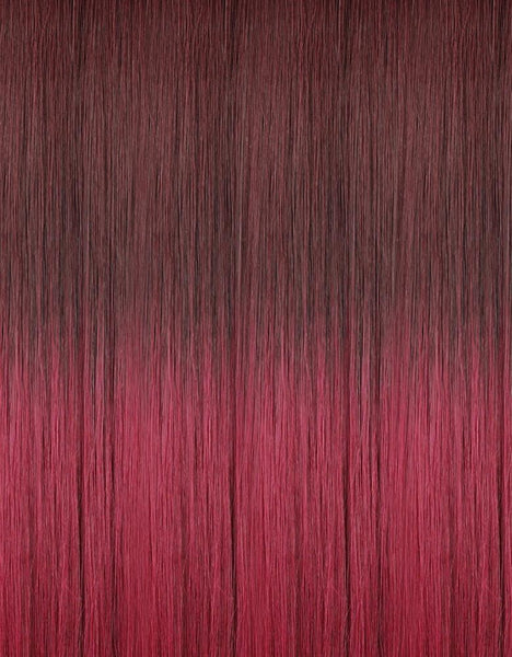BELLAMI Professional Tape-In 24" 55g Raspberry Sorbet #520/#580 Sombre Hair Extensions