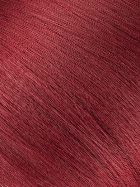 BELLAMI Professional Hand-Tied Weft 16" 56g Ruby Red #99J Natural Hair Extensions