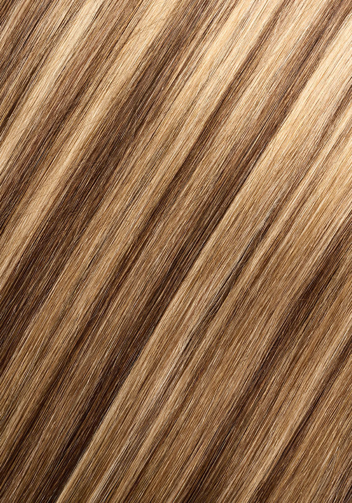 BELLAMI Professional Silk Seam™ | 18" 140g Dirty Brunette Highlight Clip-In Hair Extensions